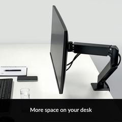 ARCTIC X1-3D - Monitor arm with gas lift arm for one monitor, monitor stand for up to 40"/43" Ultrawide, up to 10 kg/22